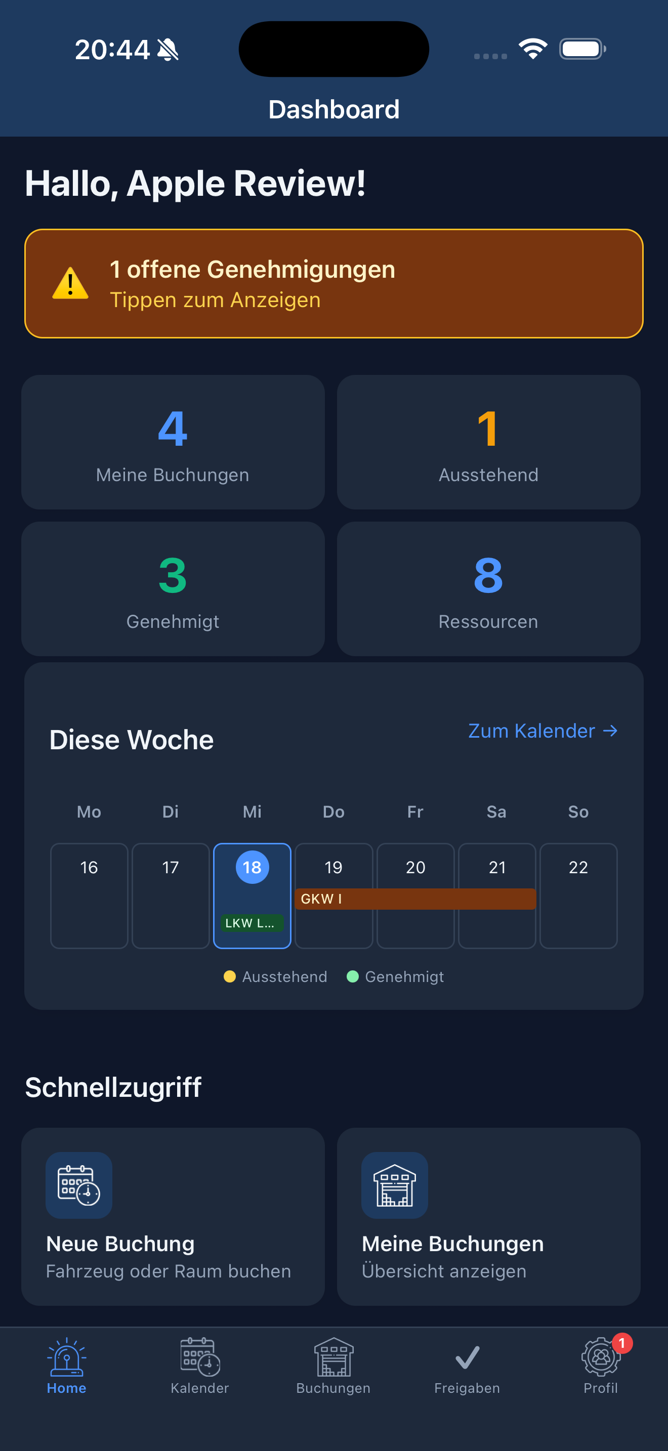 Dashboard App